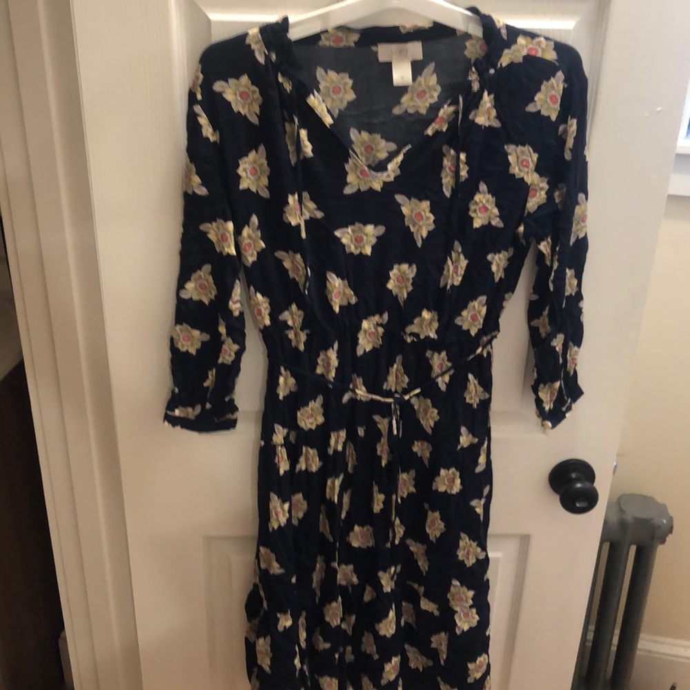 Midi 3/4 flowers dress